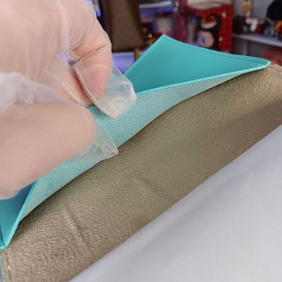 NIB Tiffany & Co Blue Leather Notebook Passport Photo Cover w/Notebook Box - Picture 9 of 12